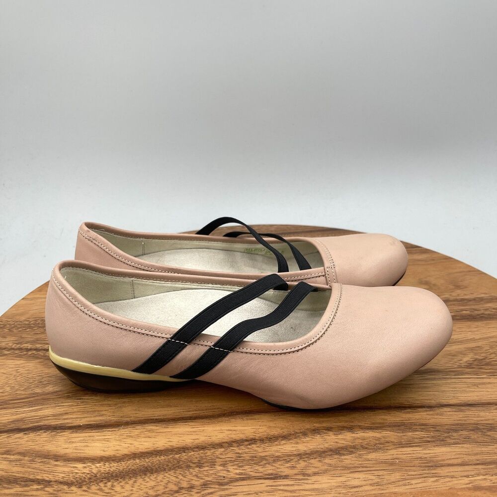 KURU Bella Ballet Flats Womens Size 9 Tan Mary Jane Casual Comfort